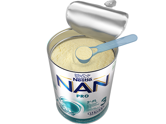 Nestlé NAN PRO 3 pulver 800g burk open 2