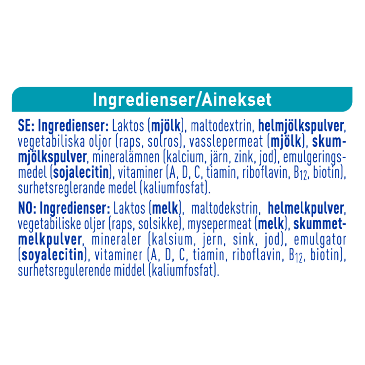 Nestlé NAN PRO 5 pulver 800g burk ingr