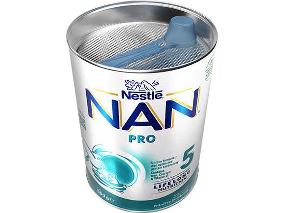 Nestl NAN PRO 5 mj lkdryck f r barn 800g burk pulver