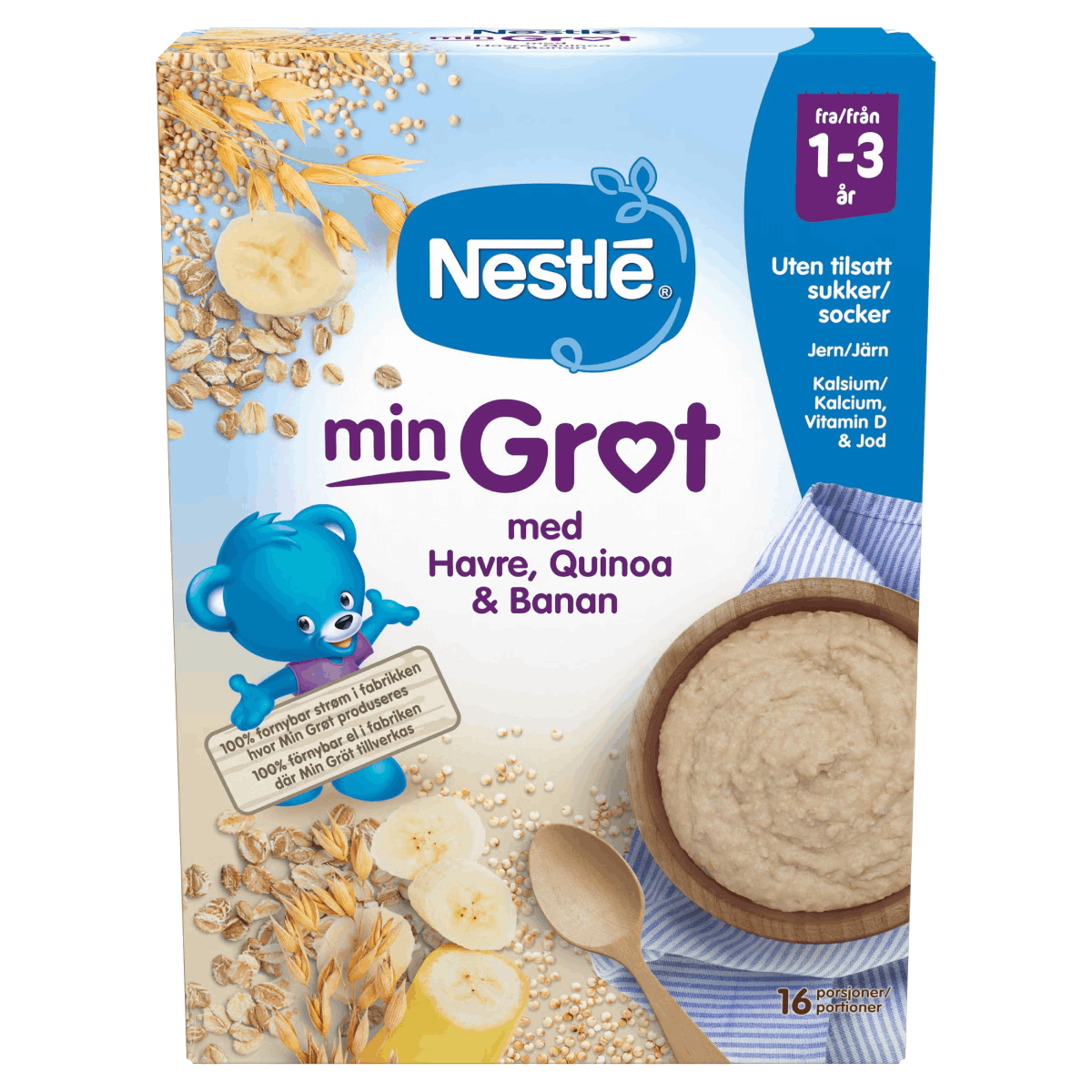 Nestlé min Gröt med Havre, Quinoa & Banan - Från 1 år
