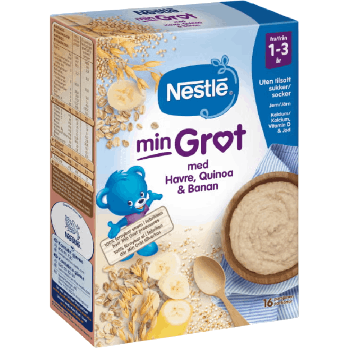 Nestlé min Gröt med Havre, Quinoa & Banan - Från 1 år