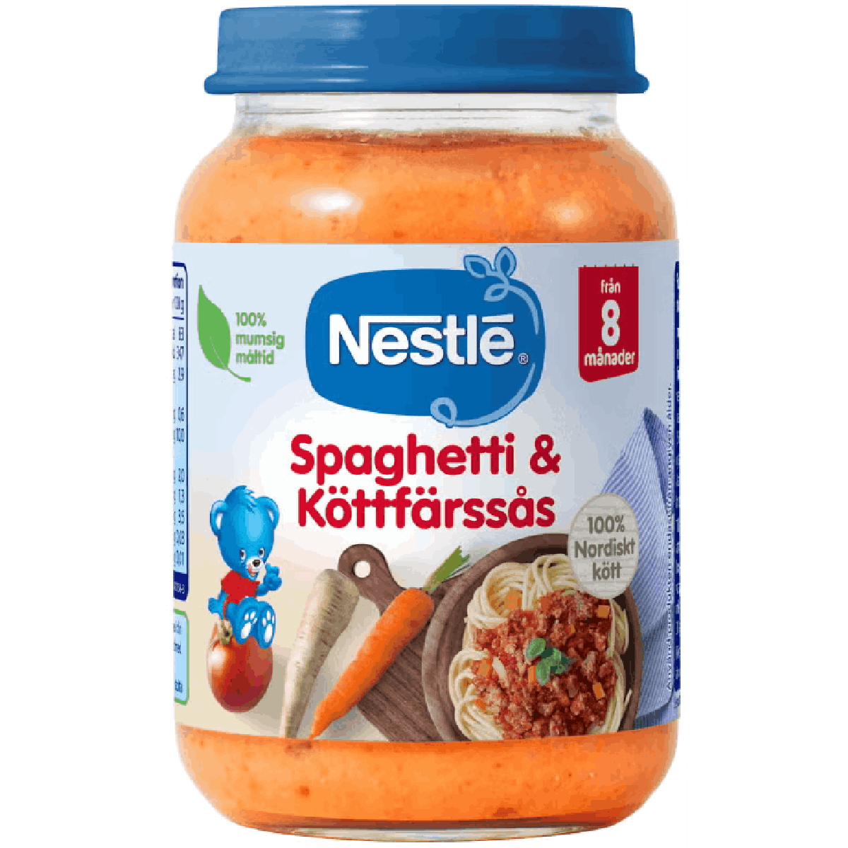 Nestlé Spaghetti & Köttfärssås - Från 8 månader