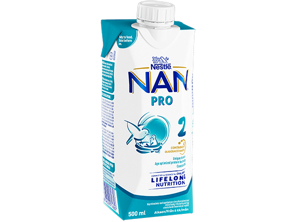 Nestlé NAN PRO 2, färdigblandad tillskottsnäring 500ml left