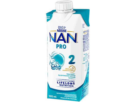 Nestlé NAN PRO 2, färdigblandad tillskottsnäring 500ml right