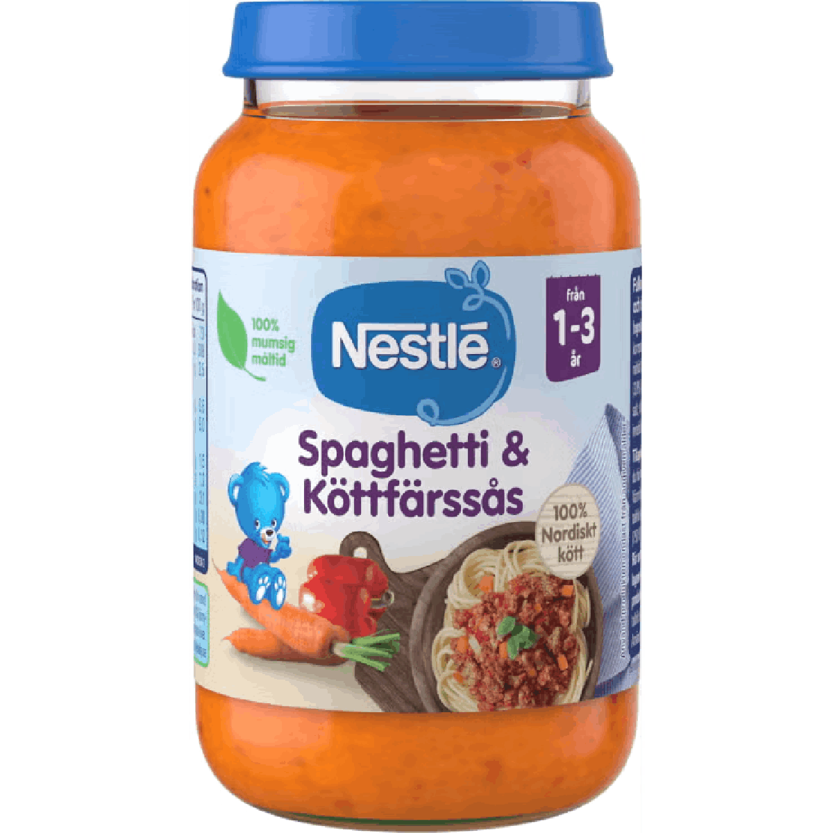 Nestlé Spaghetti & Köttfärssås - Från 1-3 år