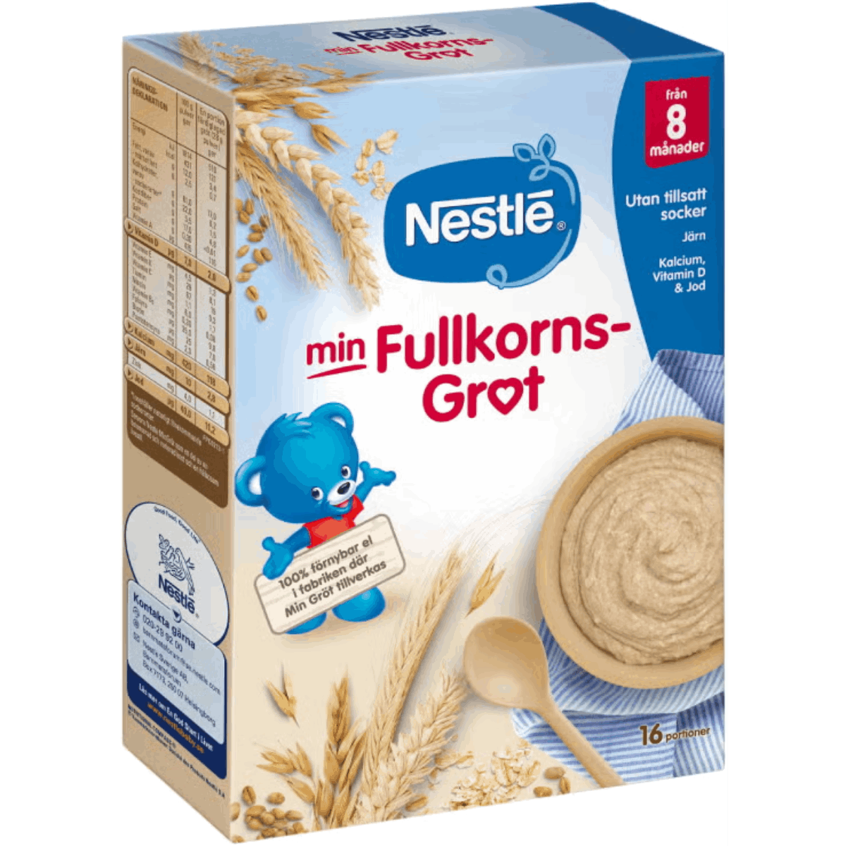 Nestlé min Fullkornsgröt Från 8 månader