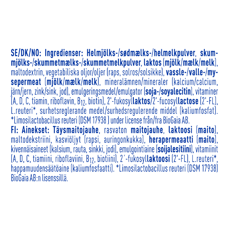 Nestlé NAN PRO 3, pulver mjölkdryck för barn i 800g burk ingr