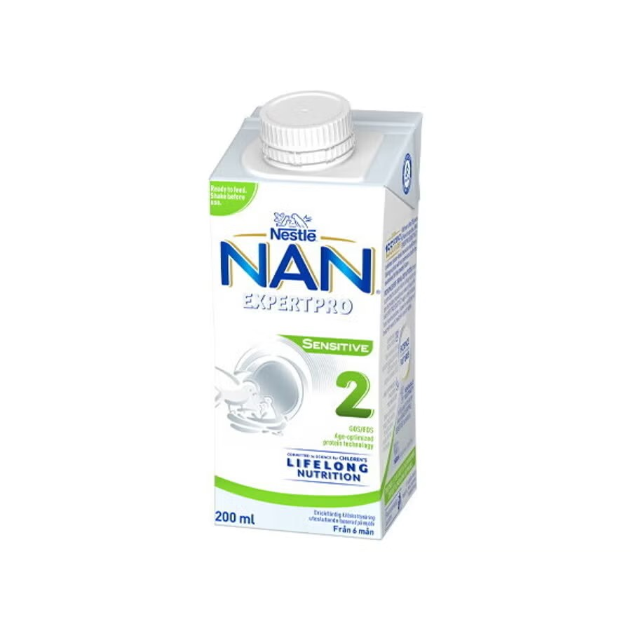 Nestlé NAN EXPERTPPRO SENSITIVE 2 drickfärdig tillskottsnäring, 200ml 