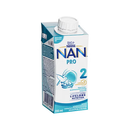 Nestlé NAN PRO 2, färdigblandad tillskottsnäring, 200ml