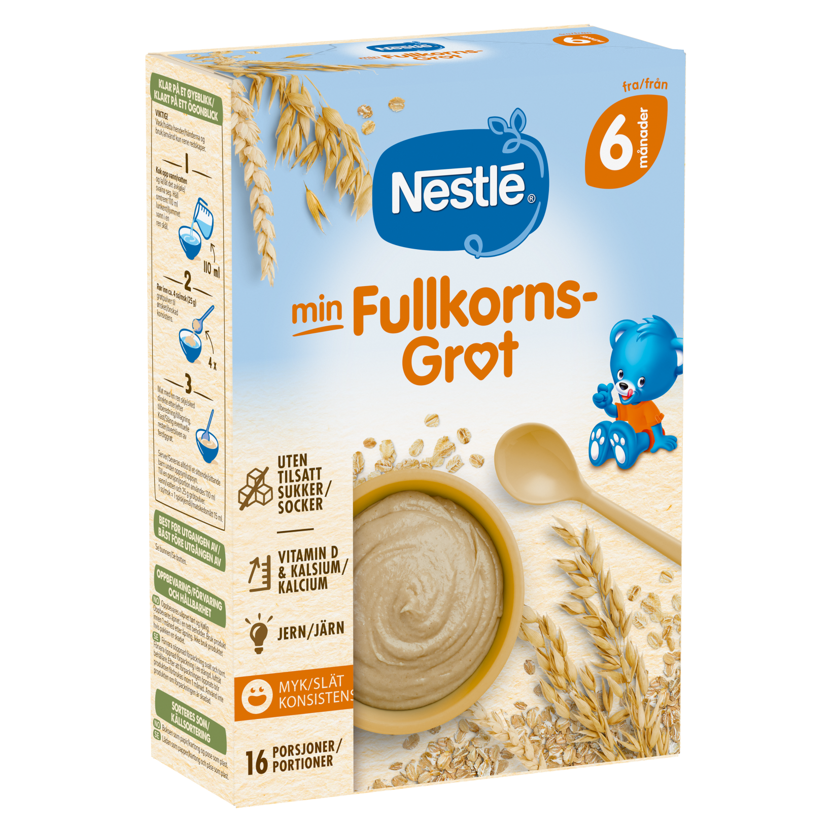 Nestlé Min Fullkornsgröt - Från 6 Månader