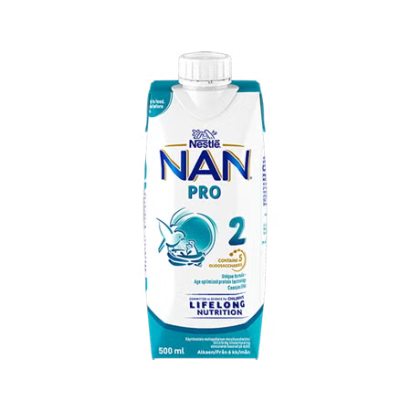 Nestlé NAN PRO 2 färdigblandad tillskottsnäring, 500ml