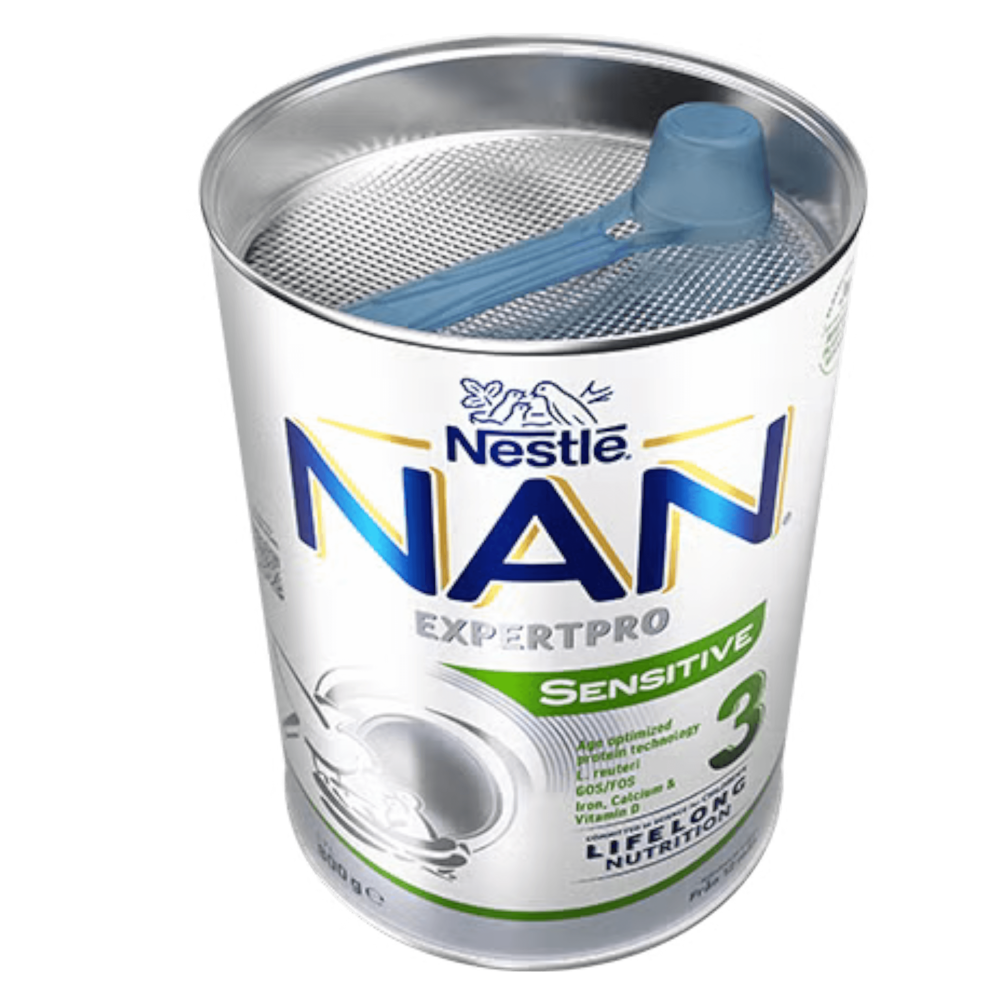 Nestlé NAN EXPERTPRO SENSITIVE 3, mjölkdryck för småbarn 800g