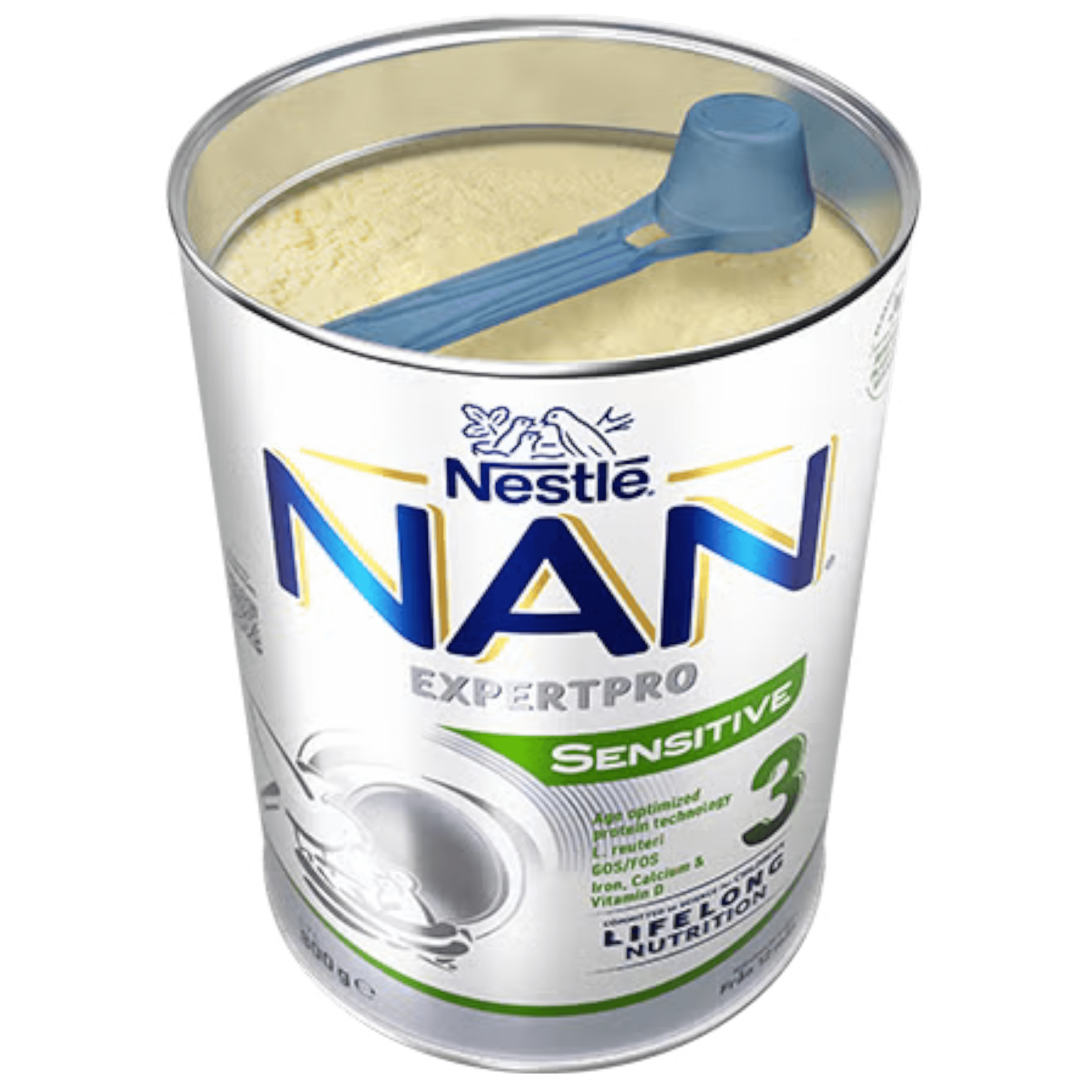 Nestlé NAN EXPERTPRO SENSITIVE 3, mjölkdryck för småbarn 800g