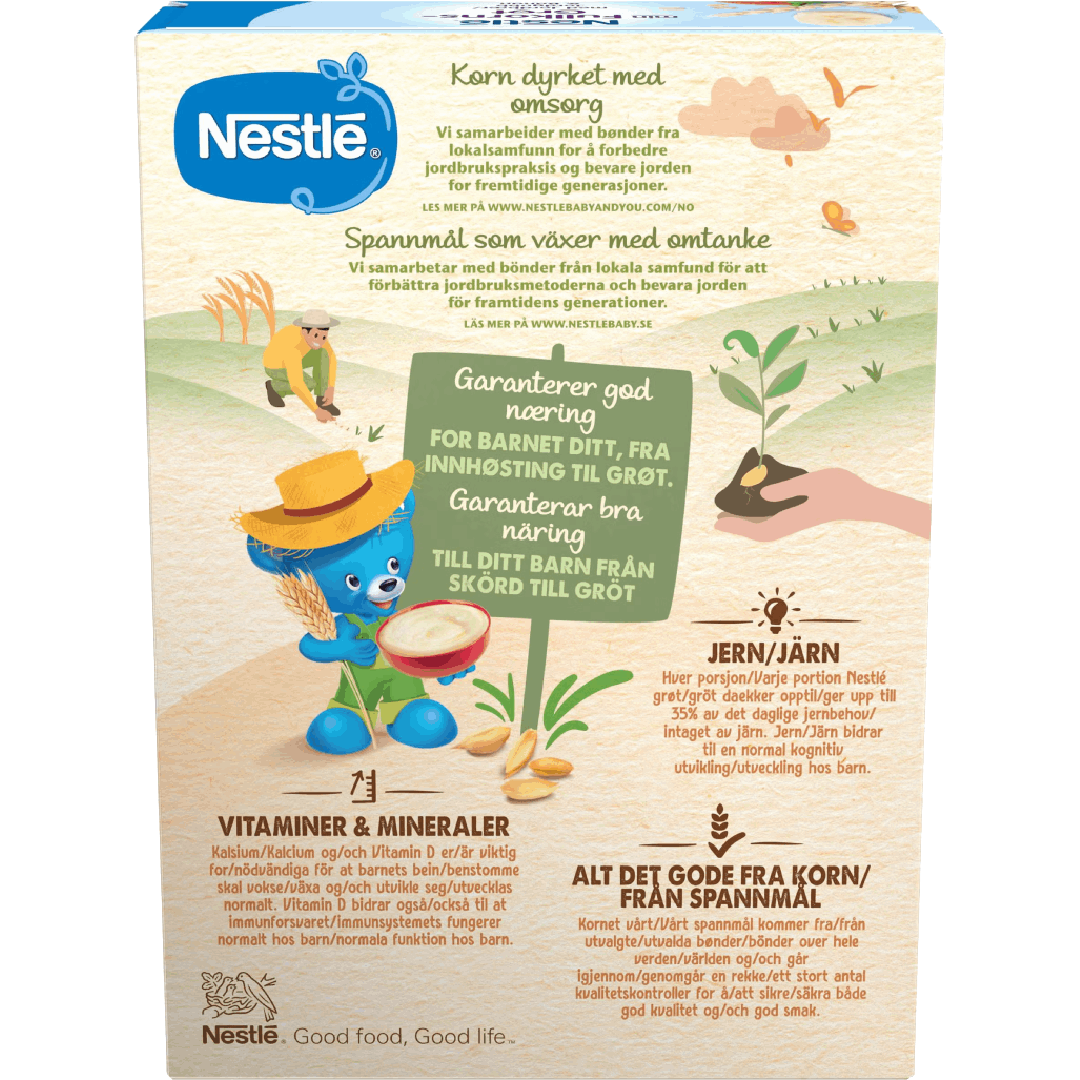 Nestlé min Fullkornsgröt med Jordgubb & Banan - Från 1 år 