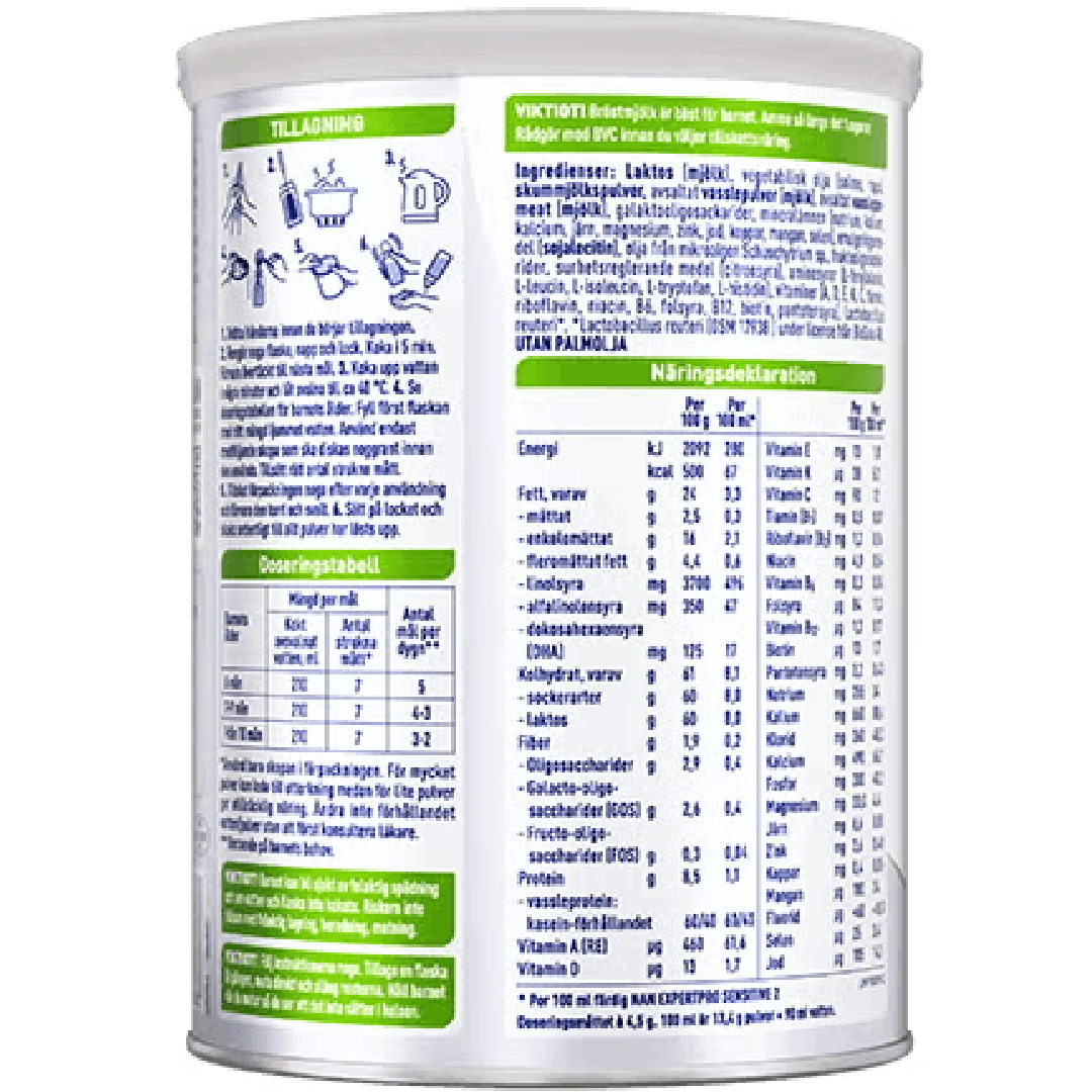 Nestlé NAN EXPERTPRO SENSITIVE 2,  tillskottsnäring 800g