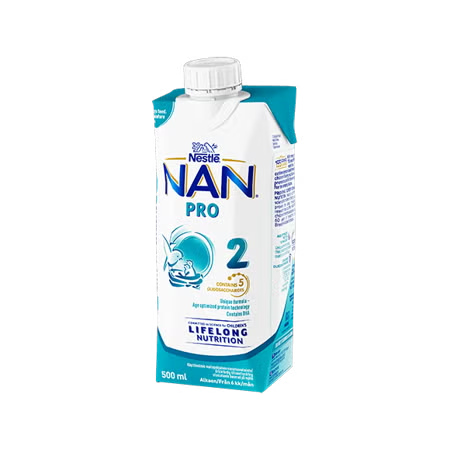 Nestlé NAN PRO 2 färdigblandad tillskottsnäring, 500ml