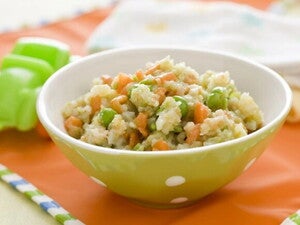 Fisk och grönsaksmos