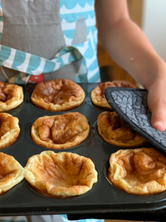 Små pannkakspuffar Små pannkakspuffar