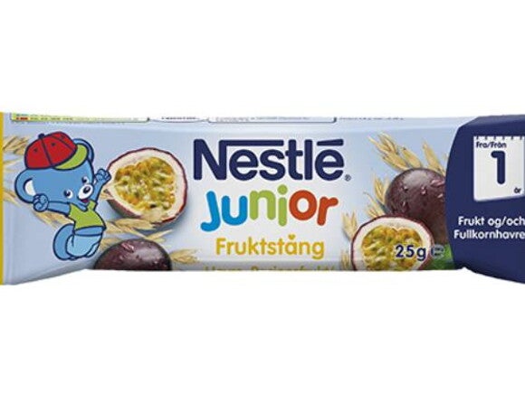 Nestlé Junior Fruktstang av Havre och Passionsfrukt Nestlé Junior Fruktstang av Havre och Passionsfrukt