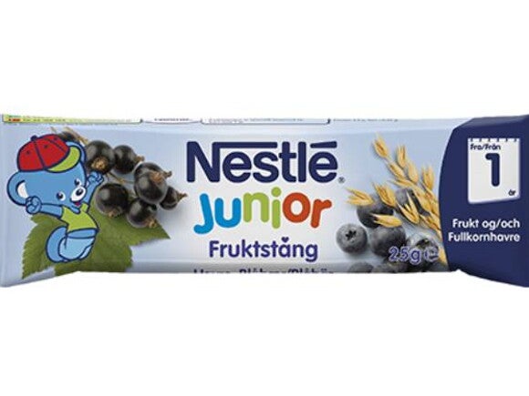 Nestlé Junior Fruktstang av Havre och Blåbär Nestlé Junior Fruktstang av Havre och Blåbär