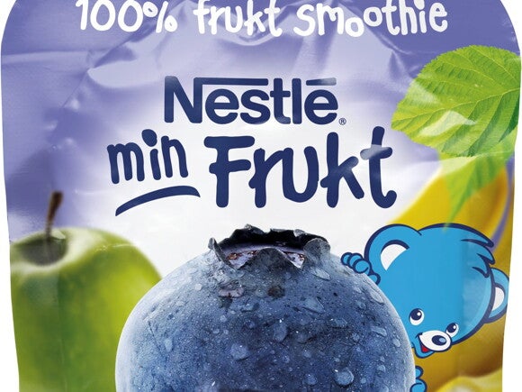 Nestlé min Frukt klämmis Äpple Blåbär Banan Nestlé min Frukt klämmis Äpple Blåbär Banan