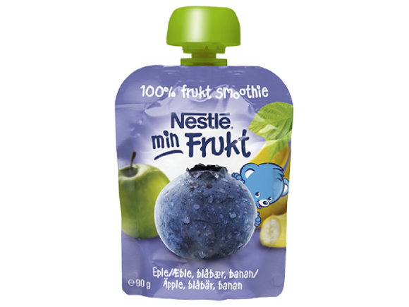 Nestlé Min Frukt Äpple Blåbär Banan