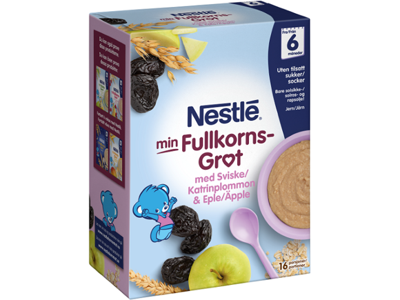 Nestle min gröt katrinplommon & äpple från 6 månader  