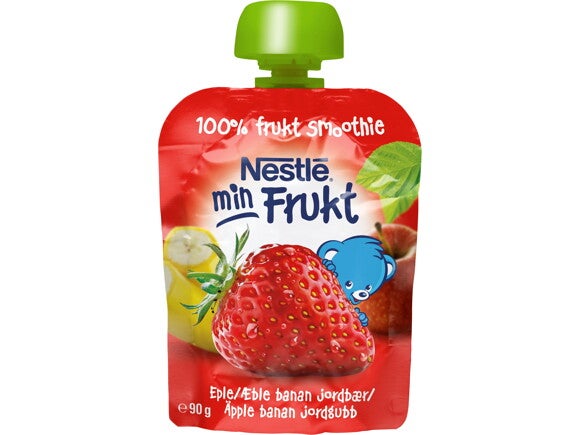 Nestlé Min Frukt Äpple Jordgubb Banan