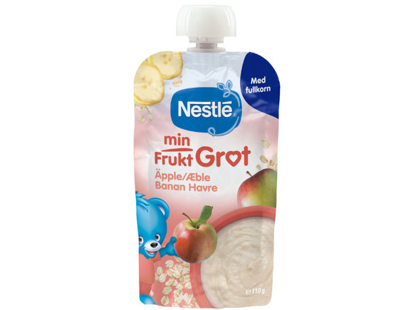 Nestlé min Frukt grötklämmis Äpple Banan Havre Nestlé min Frukt grötklämmis Äpple Banan Havre