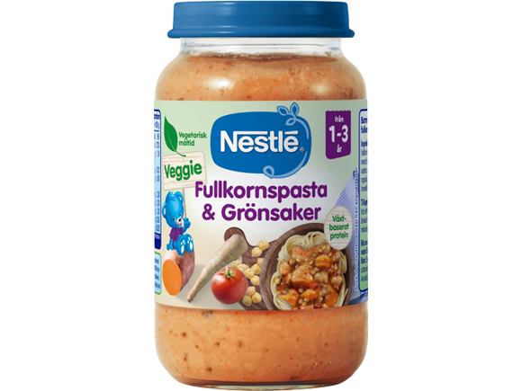 Nestlé Fullkornspasta & Grönsaker- Från 1-3 år