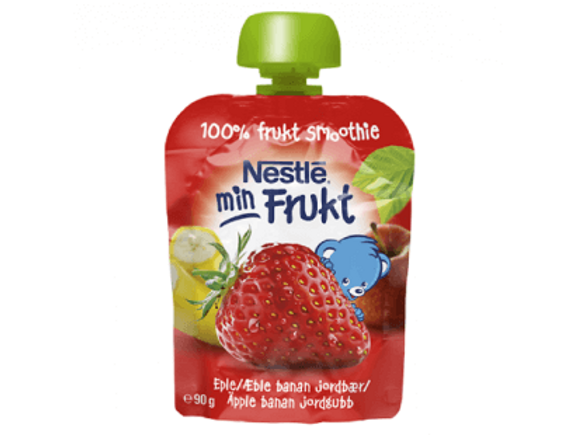 Nestlé Min Frukt Äpple Jordgubb Banan