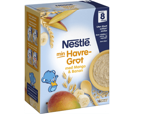 Nestlé min Havregröt med Mango & Banan