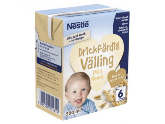 Nestlé Drickfärdig Välling Mild Havre Nestlé Drickfärdig Välling Mild Havre