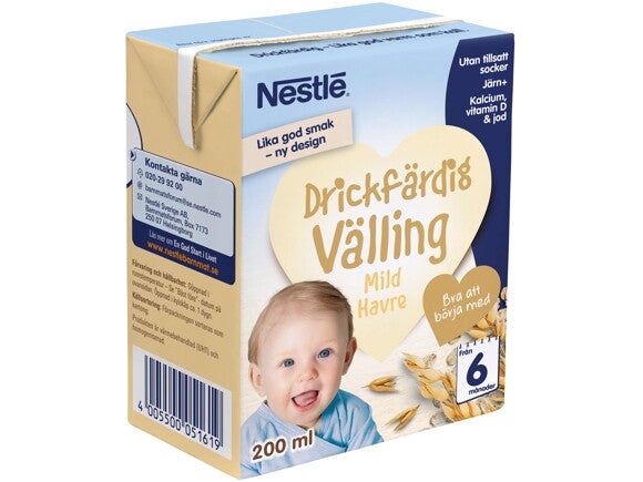 Nestlé min välling mild havre