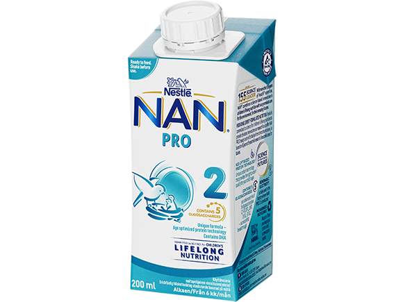 Nestlé NAN PRO 2, färdigblandad tillskottsnäring 200ml right