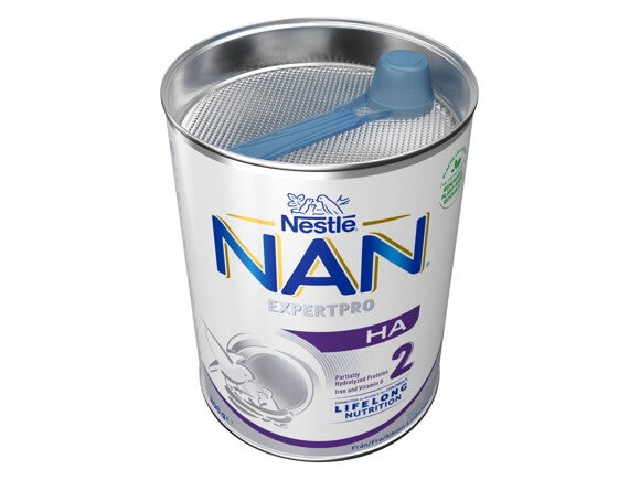 Nestlé NAN HA 2 pulver 800g burk. Tillskottsnäring för spädbarn från 6 månader