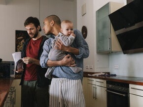 Föräldrar och bebis