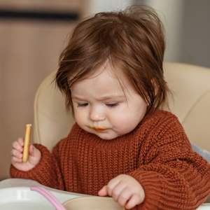 Baby eating 