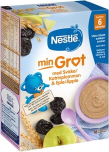 Nestlé min Gröt med Katrinplommon och äpple Nestlé min Gröt med Katrinplommon och äpple
