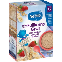 Nestlé min Fullkornsgröt med Jordgubb & Banan - Från 1 år 