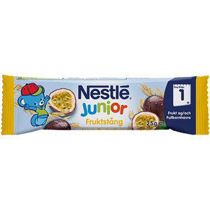 Nestlé Junior Fruktstang av Havre och Passionsfrukt Nestlé Junior Fruktstang av Havre och Passionsfrukt