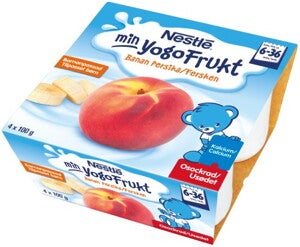 Nestlé min Yogofrukt Banan Persika Nestlé min Yogofrukt Banan Persika
