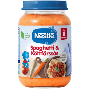 Nestlé Spaghetti & Köttfärssås - Från 8 månader