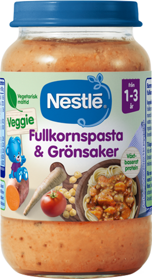 Nestlé Fullkornspasta & Grönsaker- Från 1-3 år Nestlé Fullkornspasta & Grönsaker- Från 1-3 år