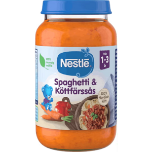 Nestlé Spaghetti & Köttfärssås - Från 1-3 år