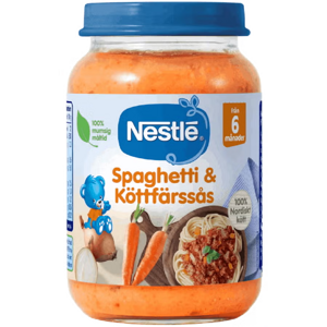 Nestlé Spaghetti & Köttfärssås - Från 6 månader