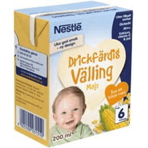 Nestle Drickfärdig Välling Majs - Från 6 månader