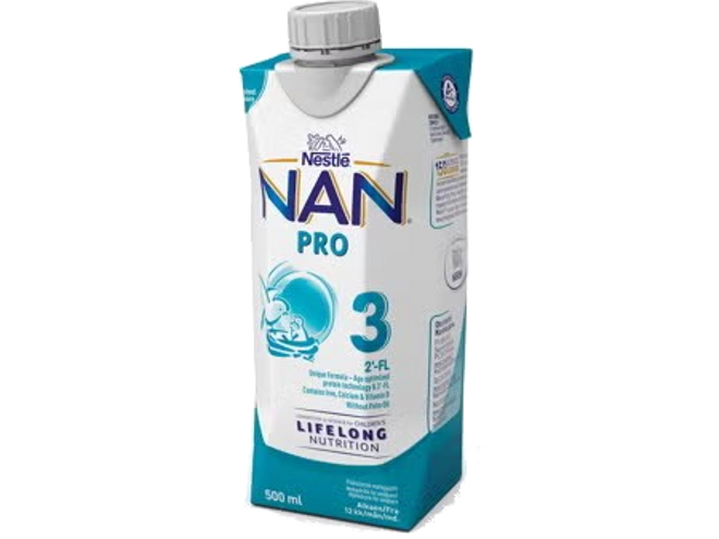 Nestlé NAN PRO 3 drickfärdig mjölkdryck för småbarn, 500ml