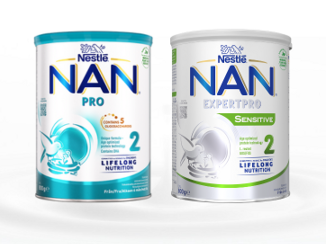 NAN PRO 2 och NAN EXPERTPRO SENSITIVE 2