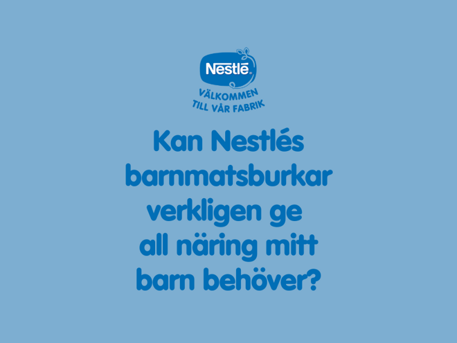 Nestlés barnmatsburkar